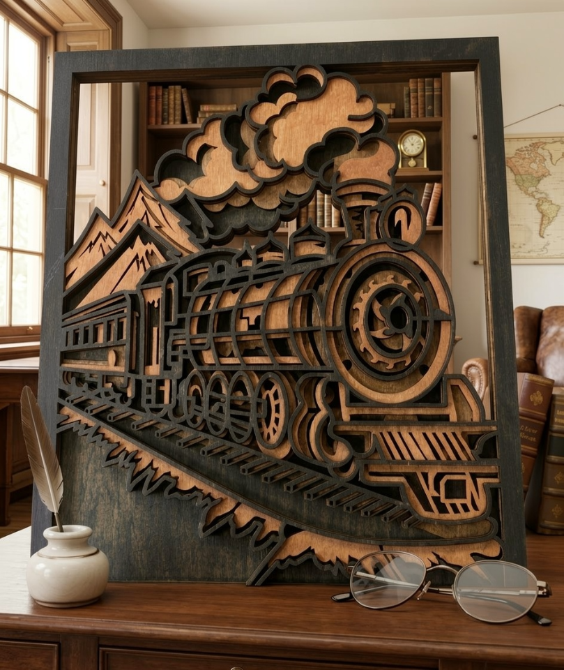 3D Garvežio paveikslas