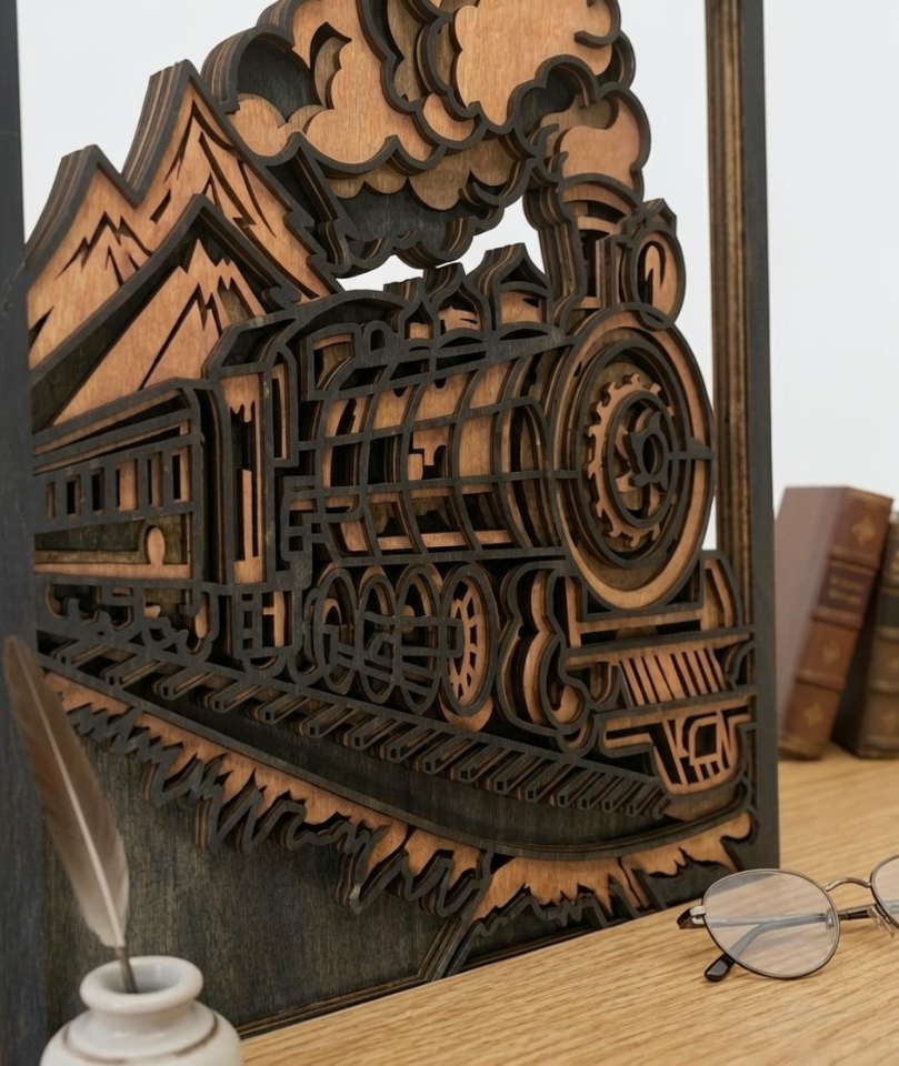 3D Garvežio paveikslas